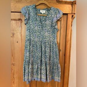 OMIKA Wilora Mini Dress in Tabina Seaglass XS